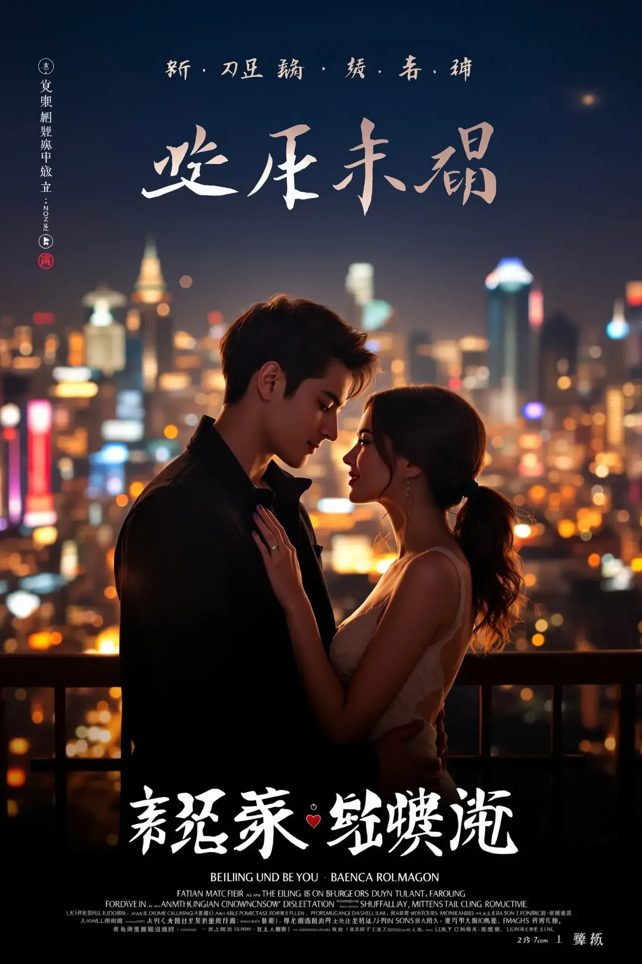 《京夜诱温》短剧封面，都市情感题材